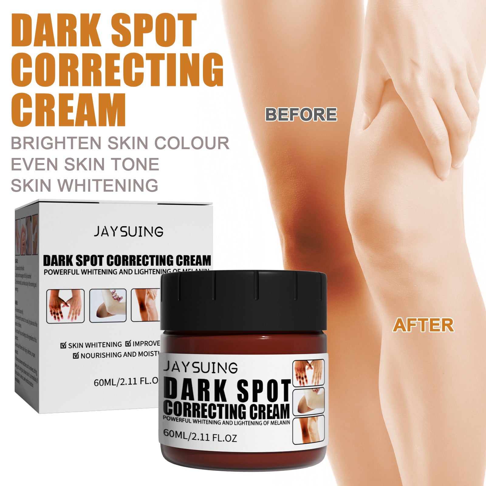 Joint Blackening Cleaning Cream Whitening Moisturizing Body