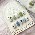 Handmade Real Shot Nail Stickers