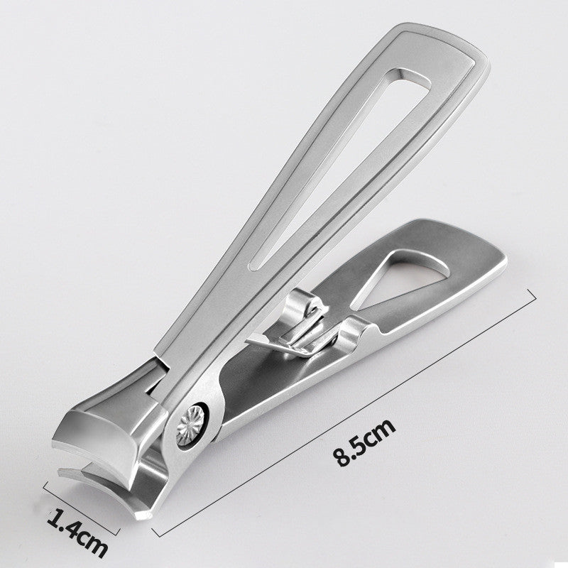Large Opening Nail Clippers Stainless Steel Single