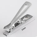 Large Opening Nail Clippers Stainless Steel Single