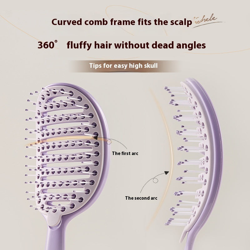 Self-cleaning Vent Comb Wet And Dry Portable Massage Comb