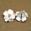 Sweet Seaside Beach Degree Hibiscus Rosa-sinensis Flowers Hairpin Side Clip