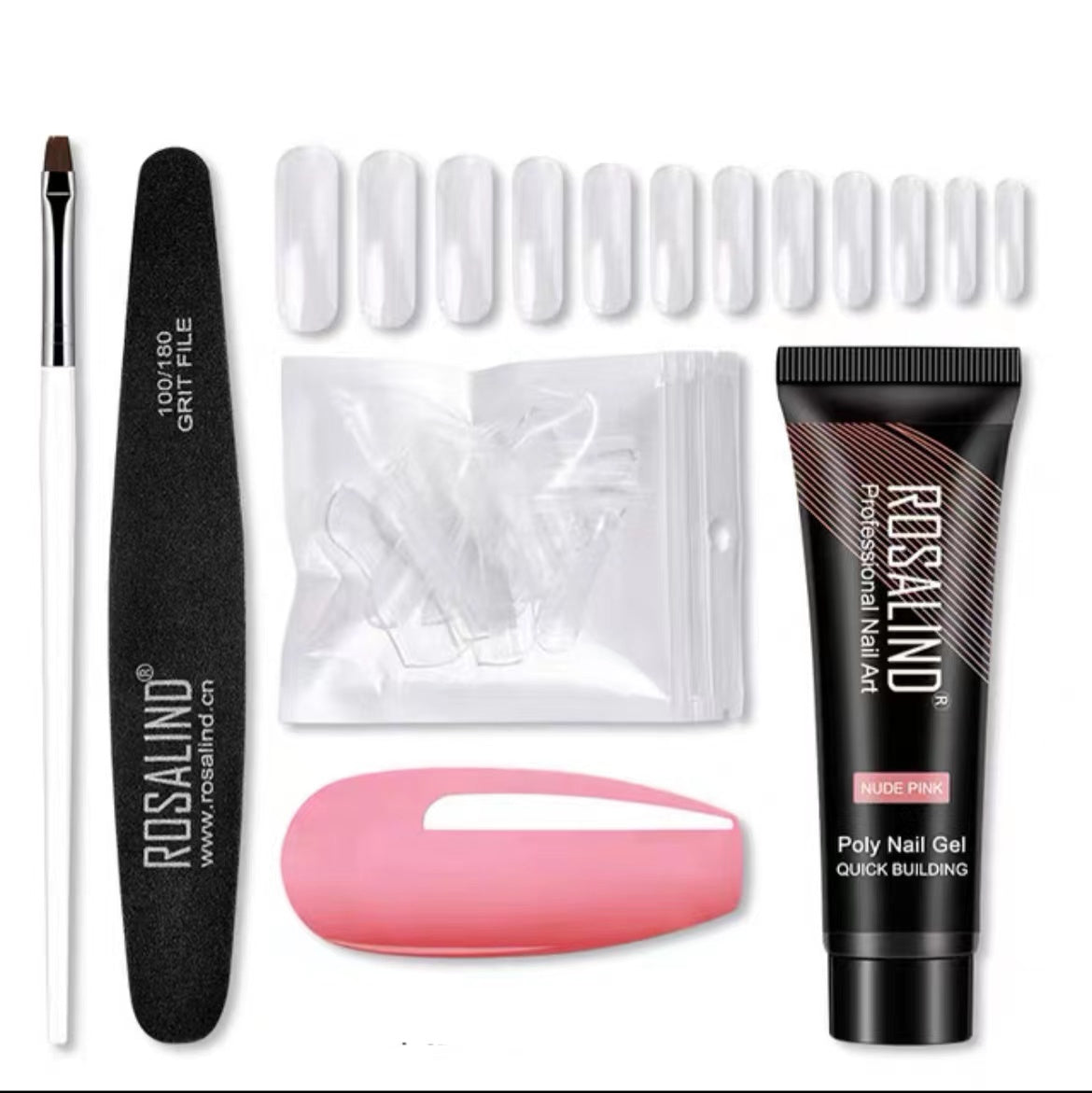 Rosalind Extension Gel Polish Kit For Manicure Poly Nail Gel Set For