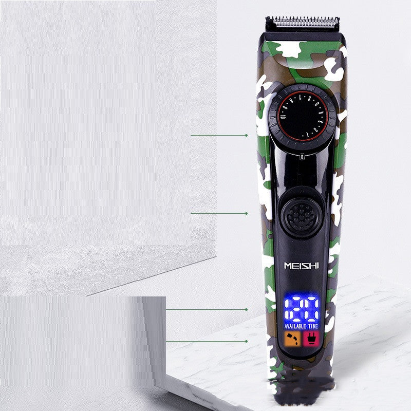 Household Intelligent Digital Display Multi Gear Length Comb Adjustable Electric Hairdresser