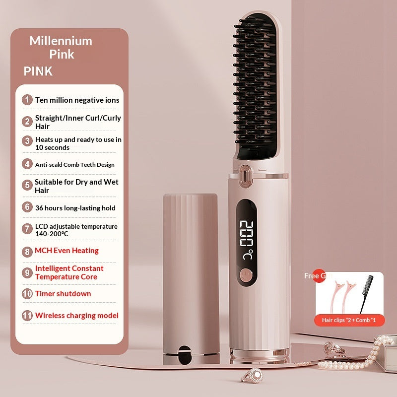 New Straightening Comb   Volumizing Flat Iron