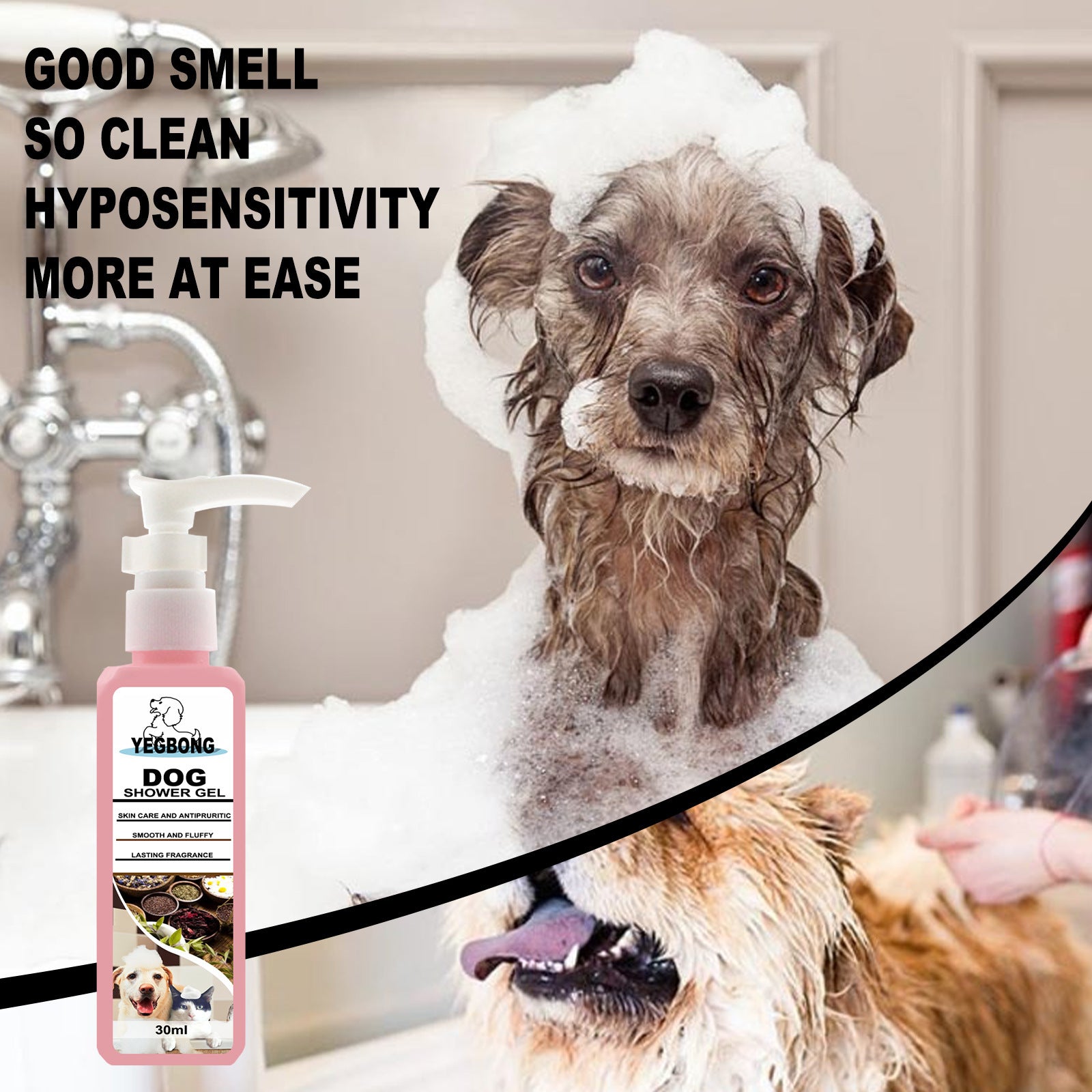 YegBong Pet Shampoo Shower Gel Deodorant