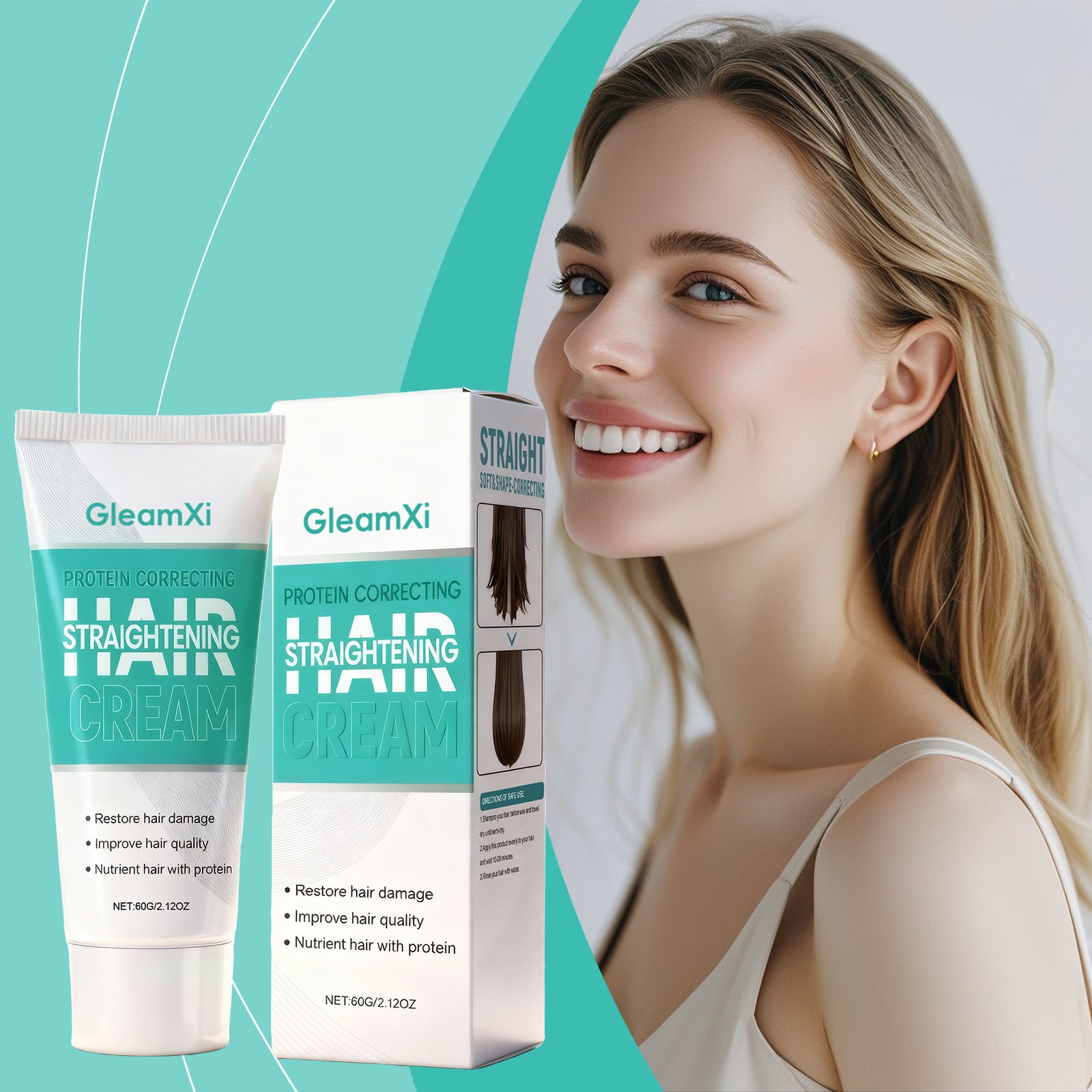Keratin Hair-straightening Cream