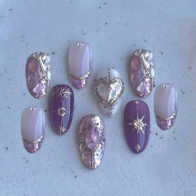 Atmospheric Detachable Nail Tips 30 Pieces