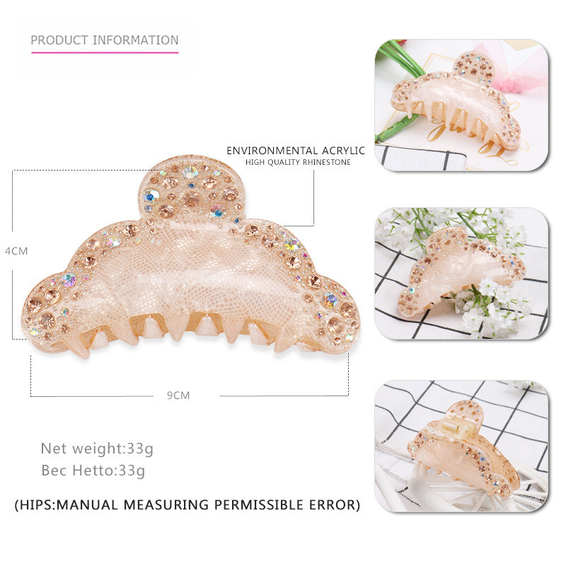 European And American Medium And Large Acrylic Shark Clip