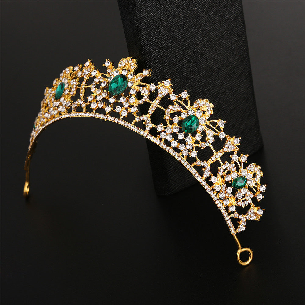 Big Crown European Baroque Wedding Princess Hair Accessories Vintage