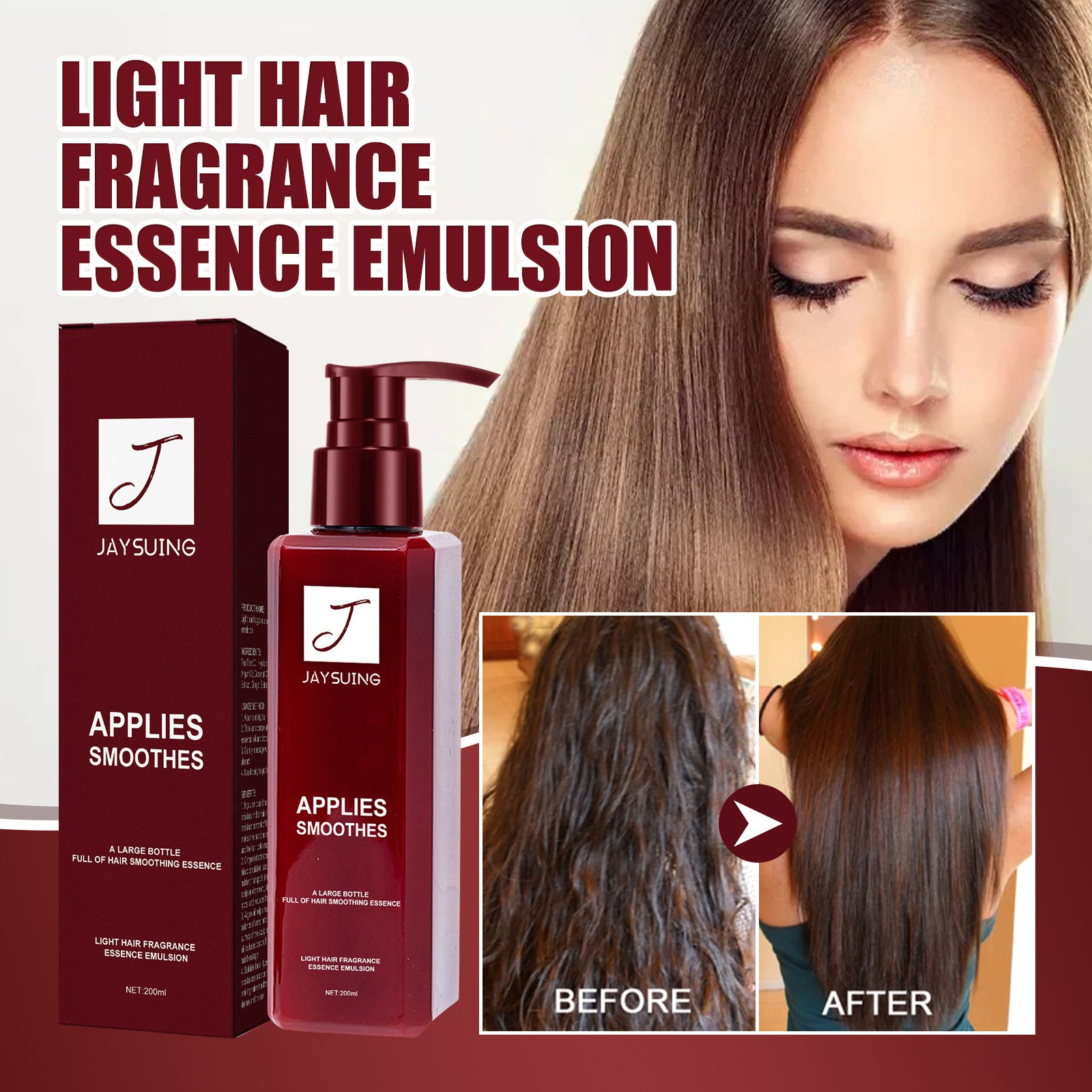 Jaysuing Hair Repair Damaged Dry Manic Moisturizing Soft Hair Conditioner