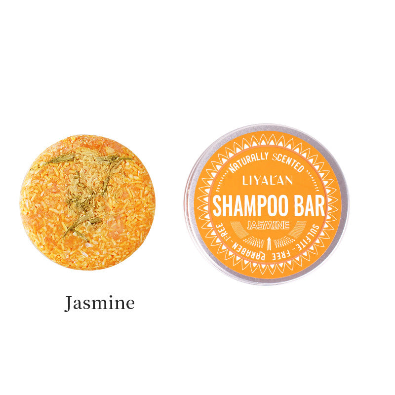 LiyaL'an Round Green Tea Soap Shampoo
