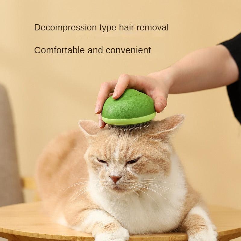 Pet Hair Removal Comb Cat New Style To Puff Hair Needle Comb One-key Hair Removal Dog Knot Comb Cleaning Supplies