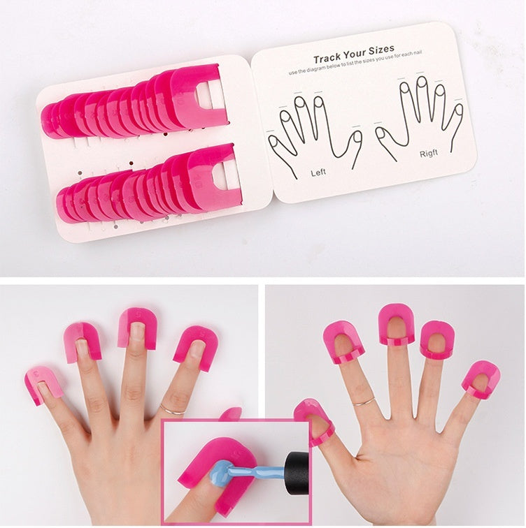 Gradient Nail Art Anti-overflow Protective Folder