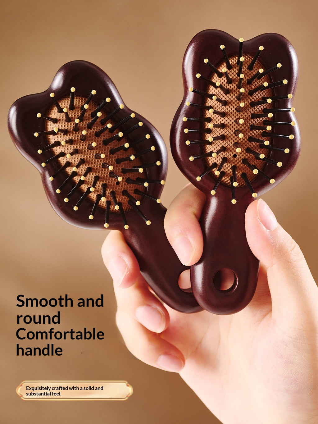 Portable Hair Straightening Head Massage Comb For Womens Home Use