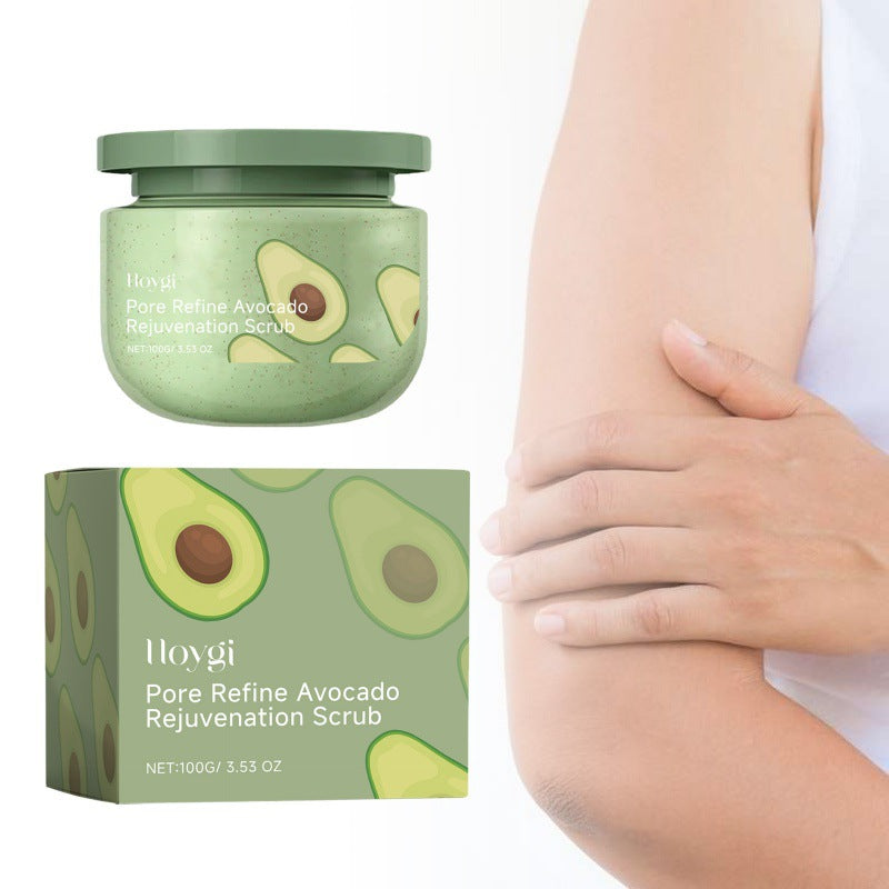 Avocado Ice Cream Facial Scrub Body Cleaning