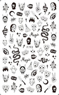 Christmas Snow Santa Claus Christmas Nail Sticker