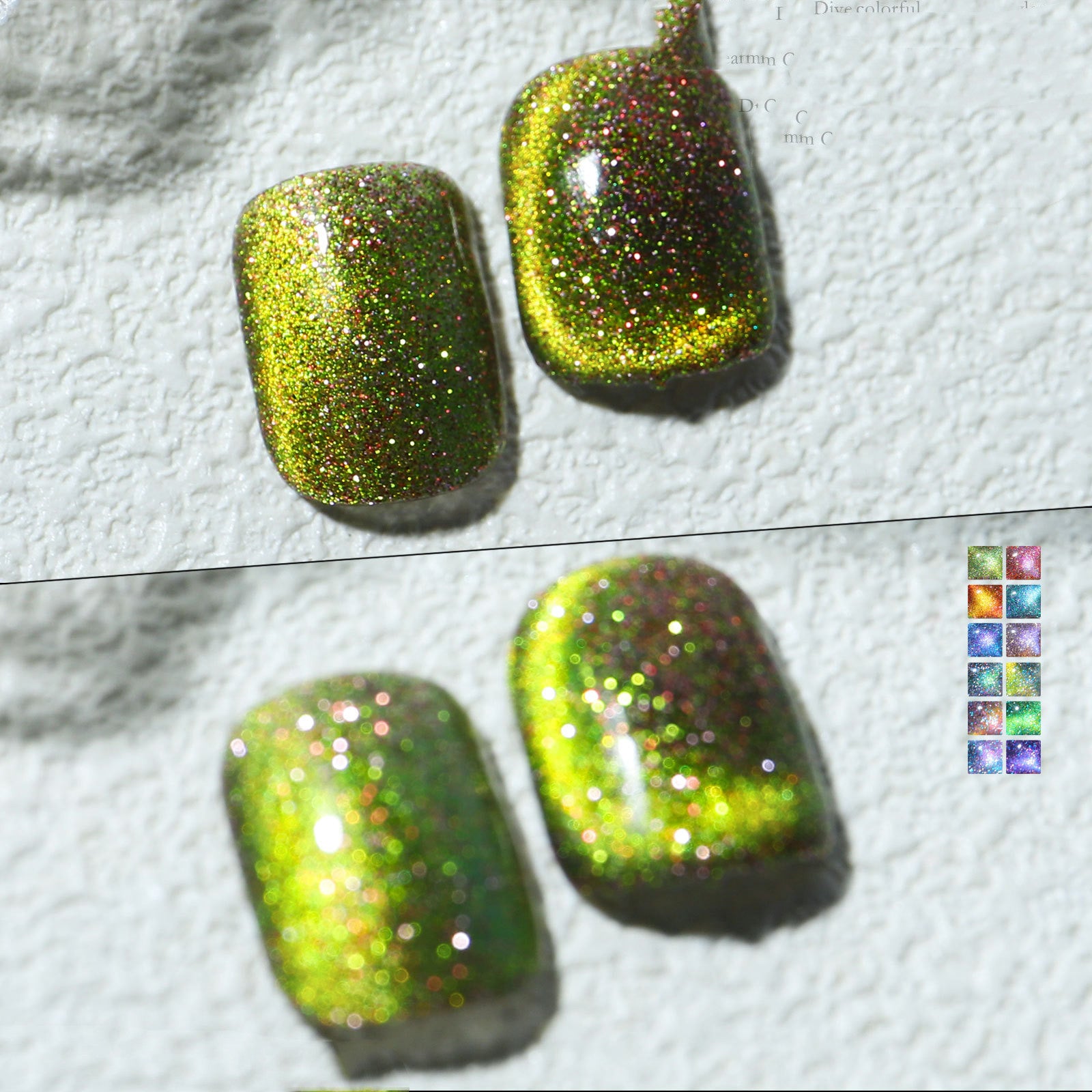 Misscheering Aurora Mystical Galaxy Cat-Eye Shiny Nail Gel Polish