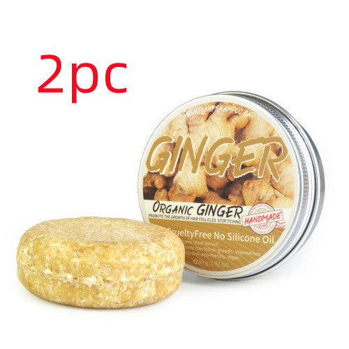 Fresh Plant Ginger Shampoo Soap Anti-dandruff Refreshing