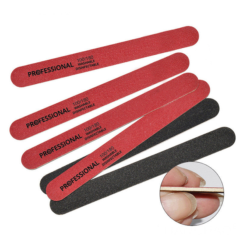 Wood Chip File Veneer Nail Rubbing Double-sided Shaping Sanding Strip