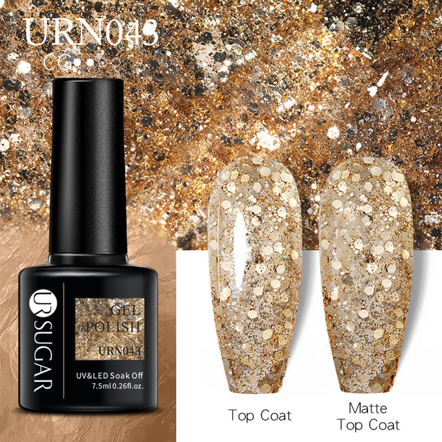 UR Sugar 7.5ml Reflective Glitter Gel Winter Nail Polish