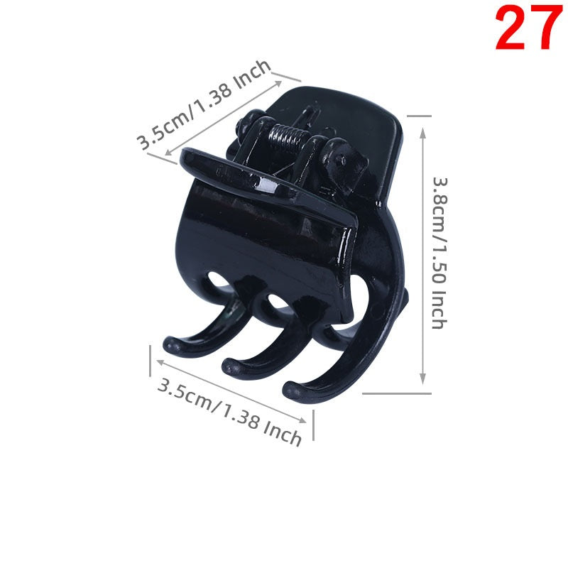 High Ponytail 3 Teeth Claw Clip Fixed Gadget Small Headdress
