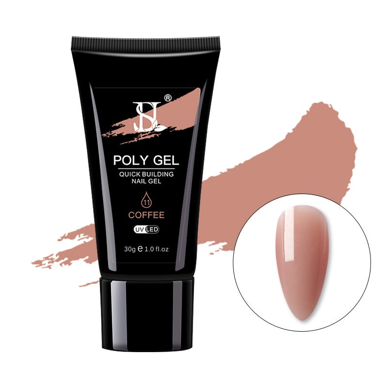 HS Poly Gel Crystal nail polish