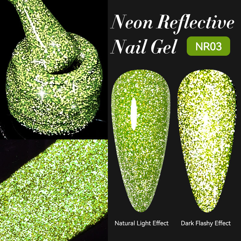 Lilycute Nail Art Fluorescent Crushed Diamond Gel Polish