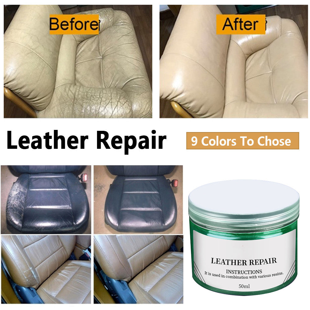 Leather repair cream