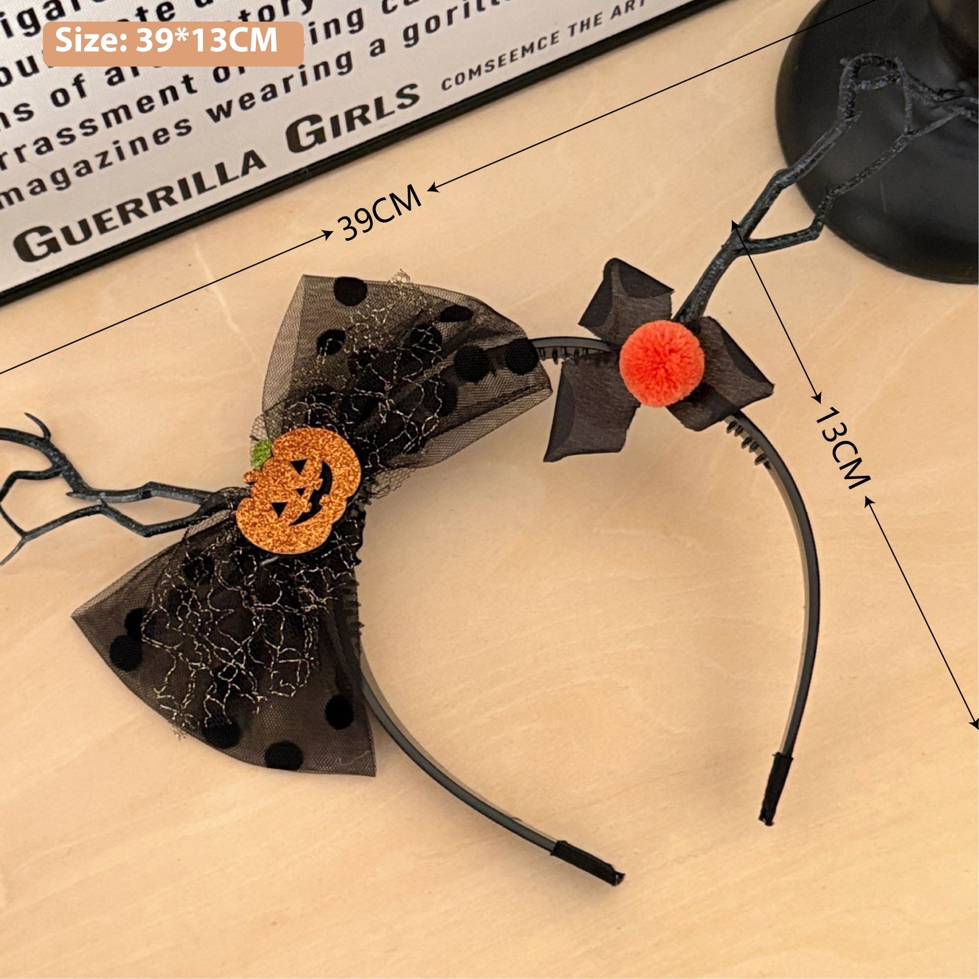 New Halloween Children's Bow Funny Barrettes