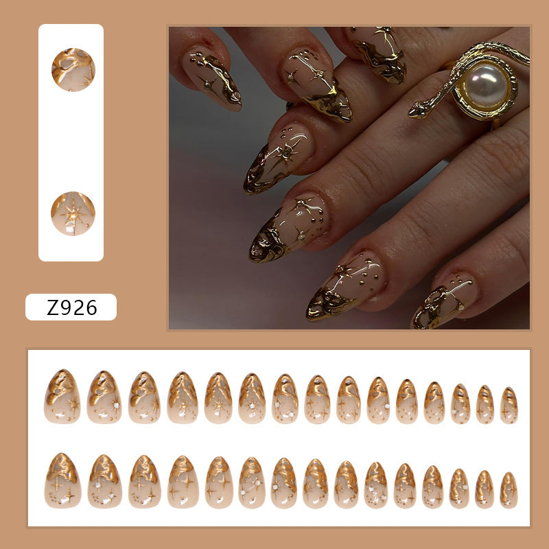 High-grade Simple Nail Stickers Three-dimensional Wear Armor
