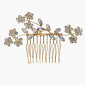 Fashion Flower Hair Comb Female Elegant Simple
