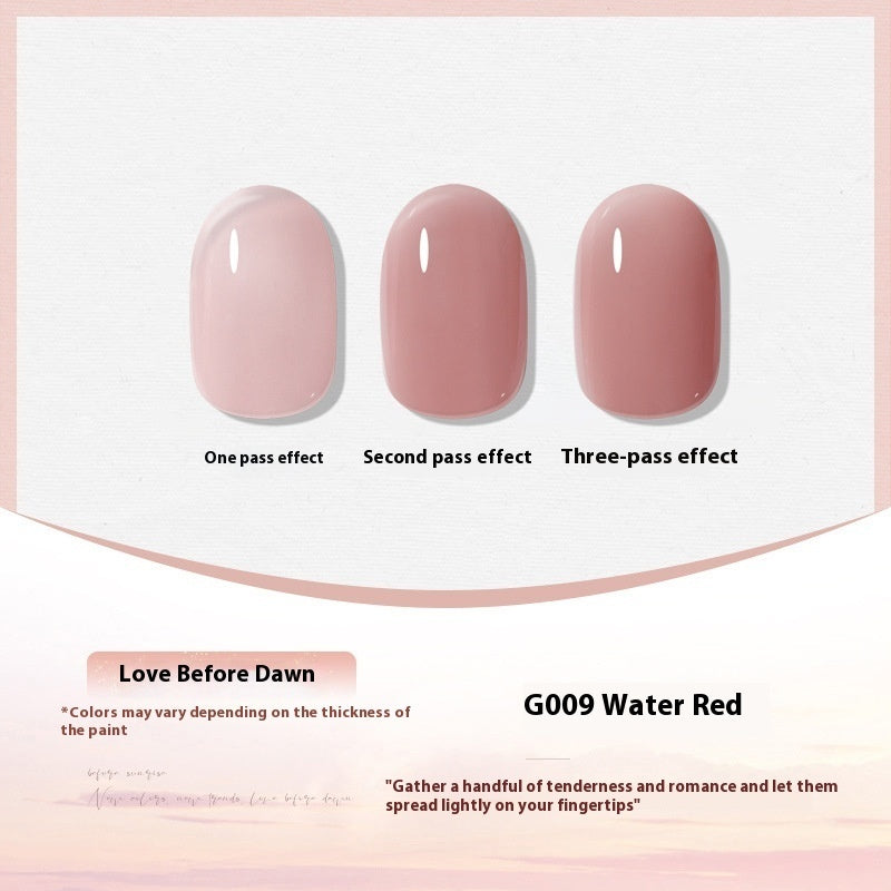 XEIJAYI Polish White Nude Transparent Color Nail Beauty UV