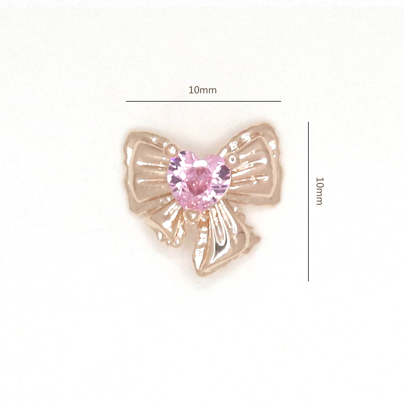 Climate Flowers Bow Zircon Nail Ornament Zircon