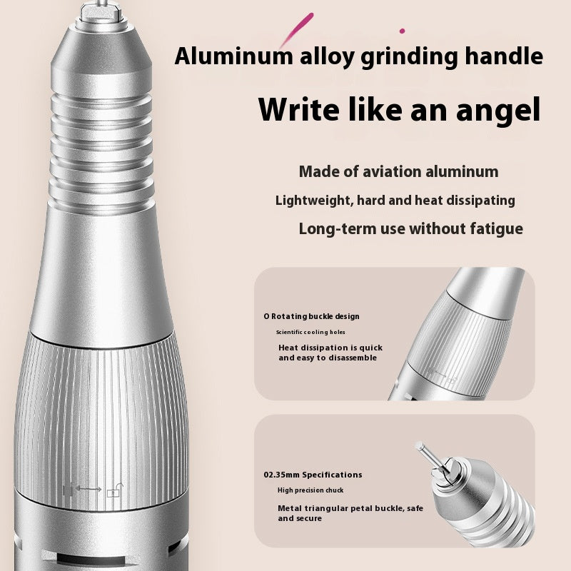 MG202 Cross-portable Rechargeable Desktop Nail Removal And Polishing Integrated Polishing Machine Colorful Light