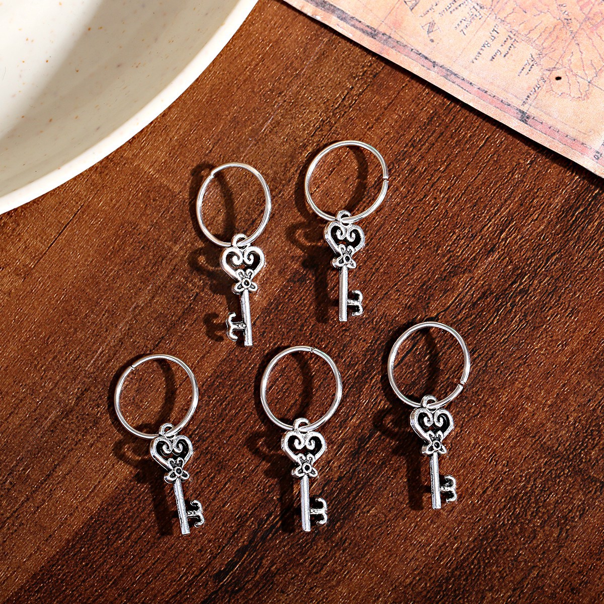 Dreadlocks Buckle Metal Loop Braided Hair Ring Hip Hop Disco Braid