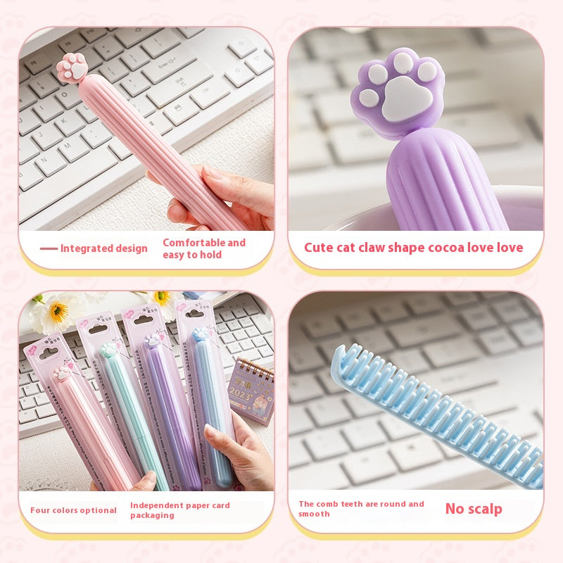 Cute Cartoon Cat's Paw Series Small Comb