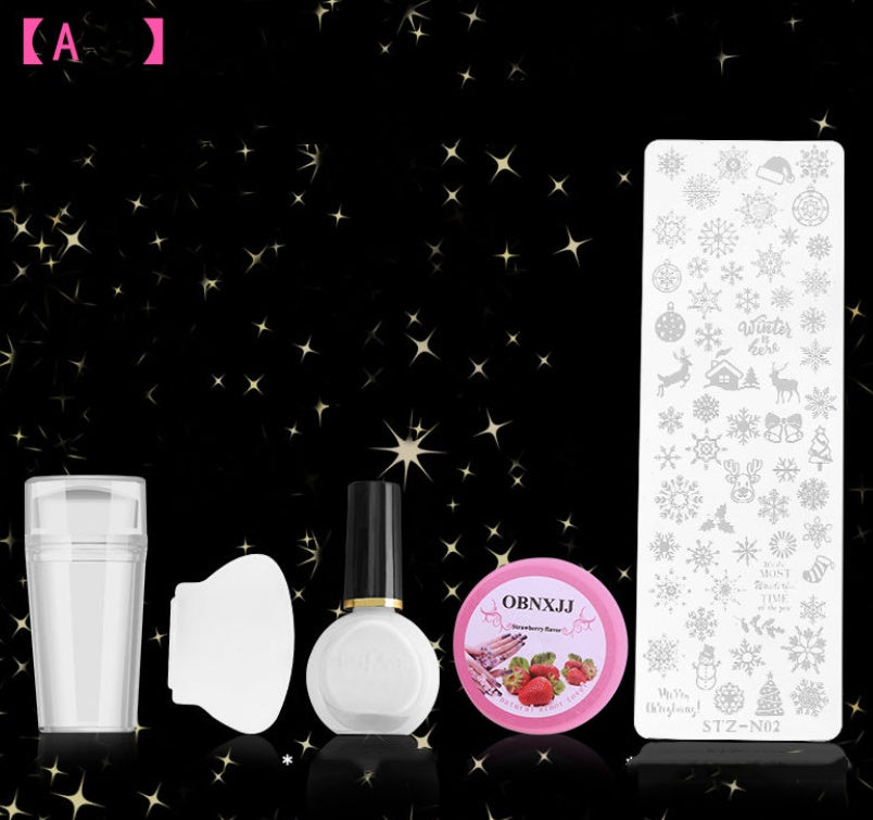 OBNXJJ                                               French Nail Enhancement Seal Set Printing