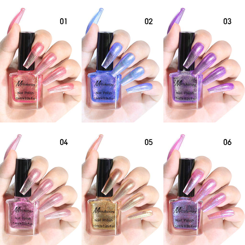 Misscheering Chameleon Magic Color Nail Polish Oily Non-peeling Tasteless