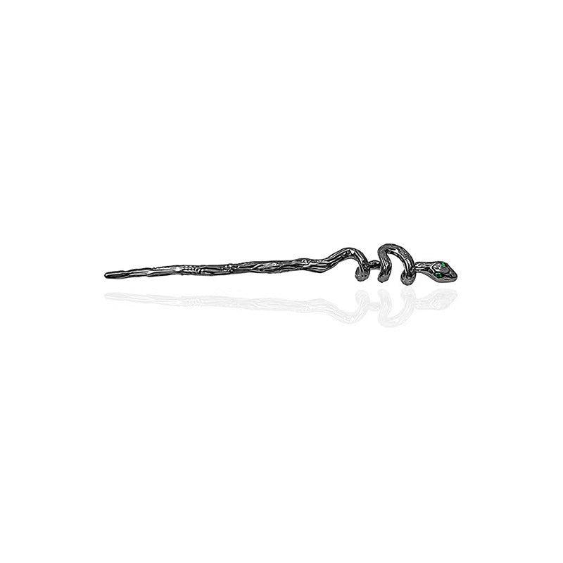 Simple Dark Serpentine Hairpin