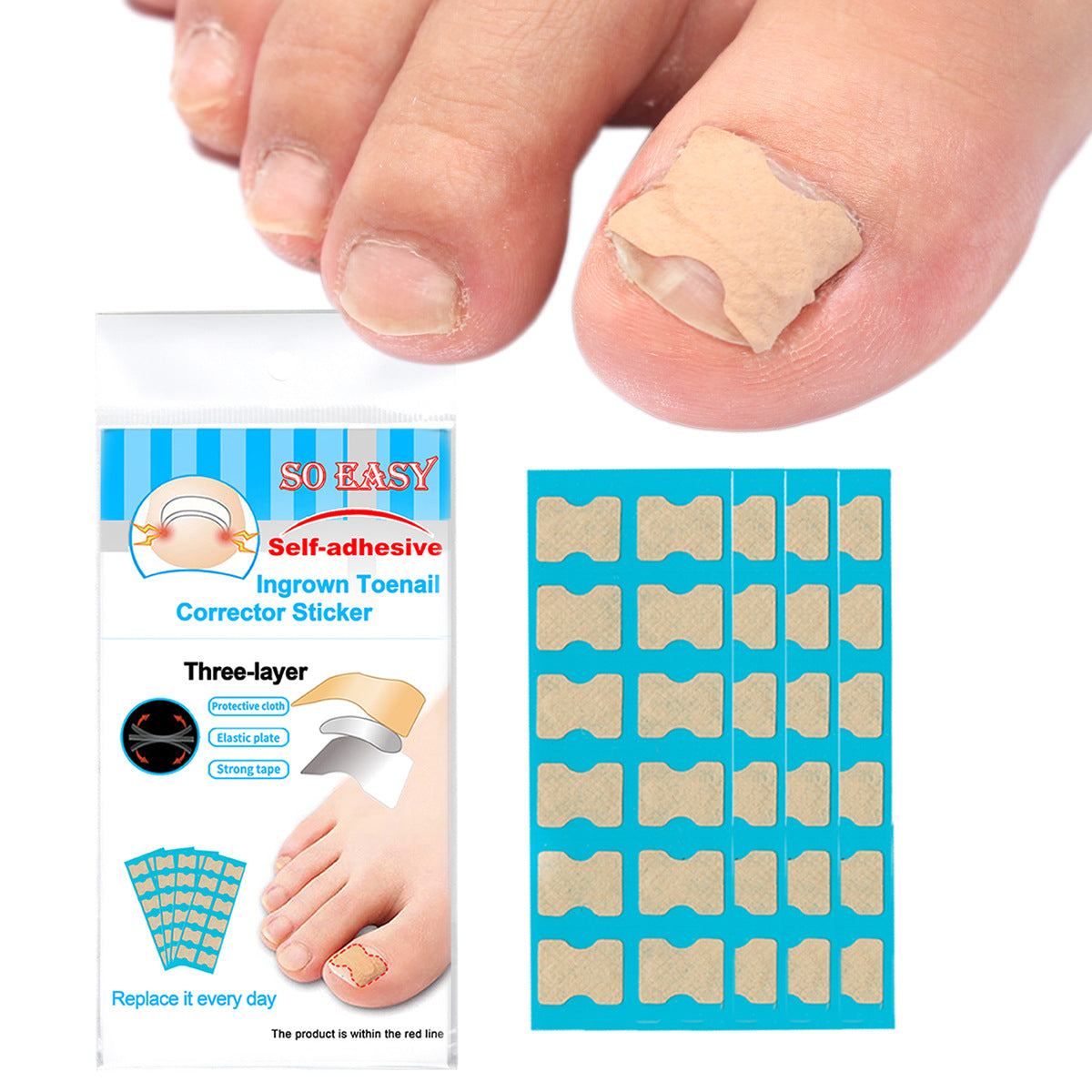 So Easy Inlay Nail Paste Double-sided Tape Inlay Nail Corrector Tool