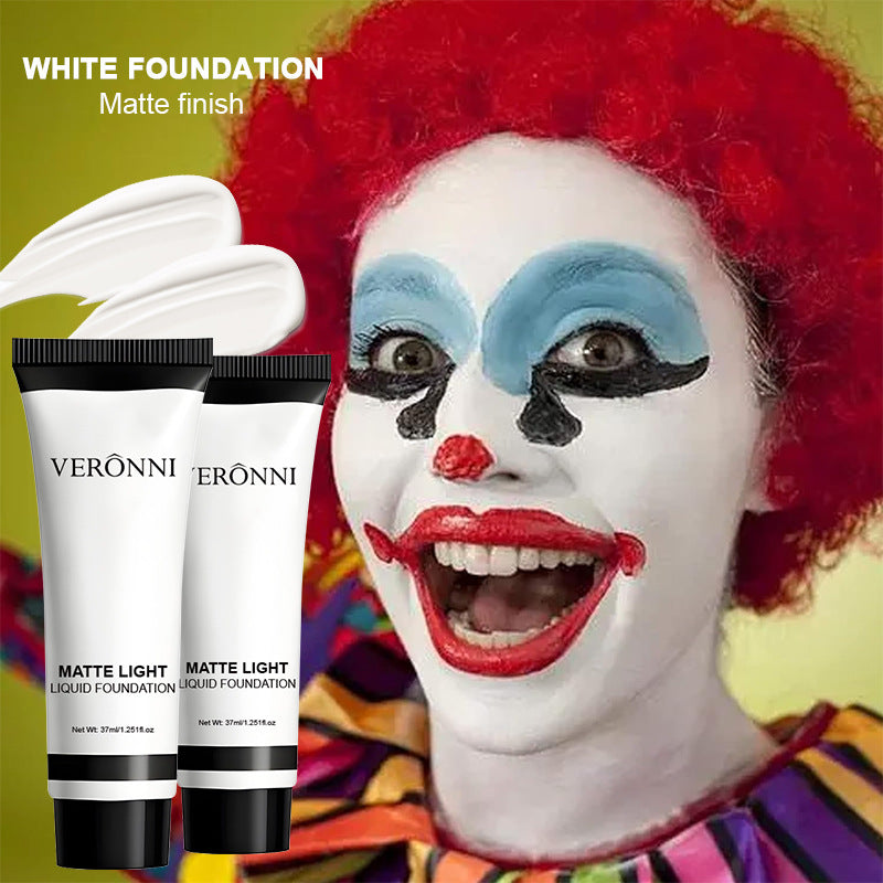 Pure White Foundation COS Stage Makeup Concealer Long-lasting And Smudge-proof