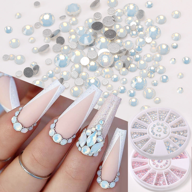 Flat Bottomed Glass Crystal Nail Drill