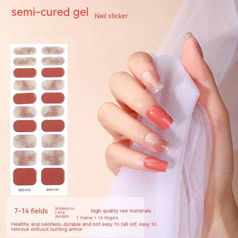 Women's Fashion Simple Gel Nail Art Stickers