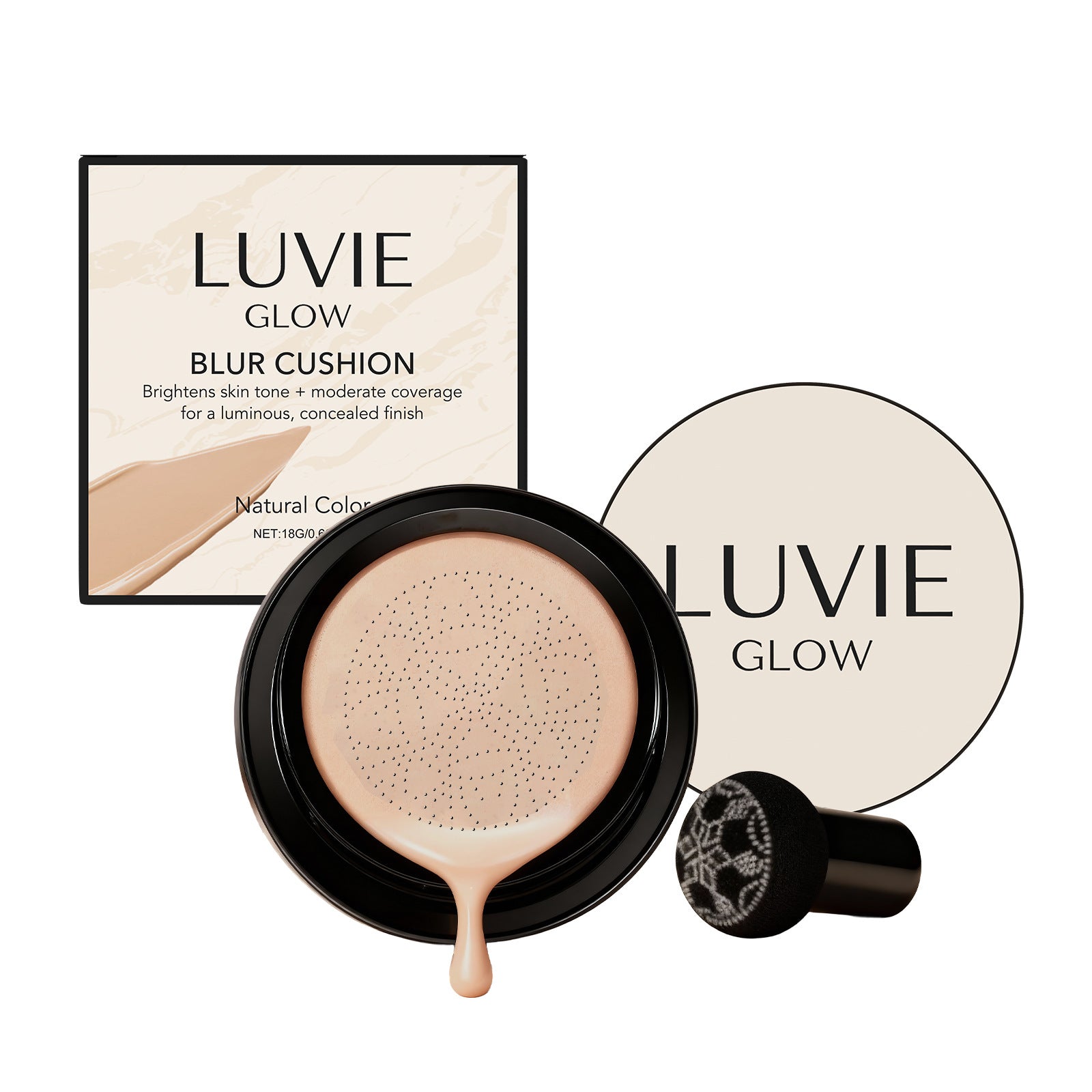 Moisturizing Natural Smooth And Sheer Cushion Foundation