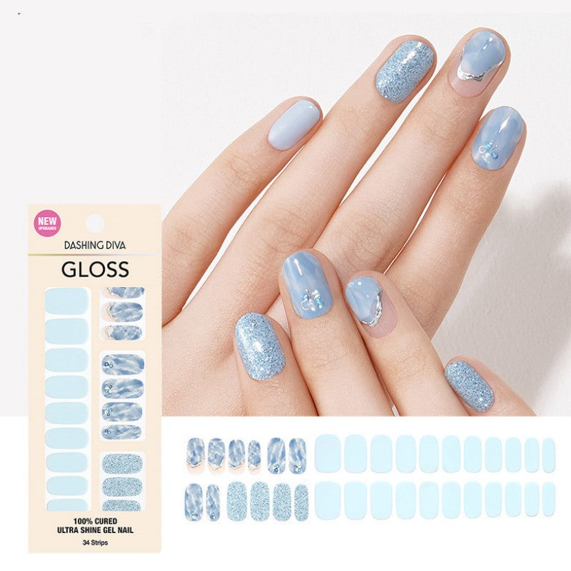 Dashing Diya Gloss Nail Art Nail Sticker Patch Star Same Style No-Bake Wearing Nail Polish