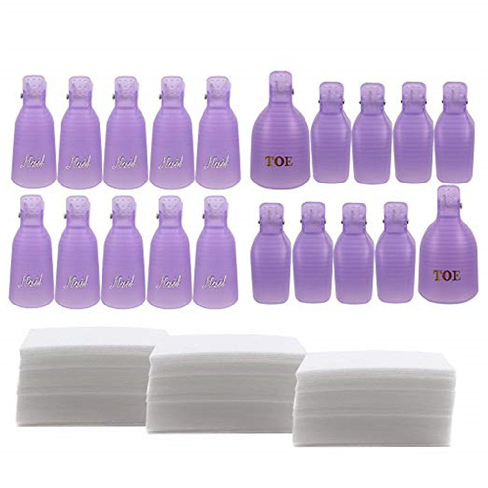 Toe Nail Tools Nail Remover Clips Nail Polish Glue Nail Remover Set