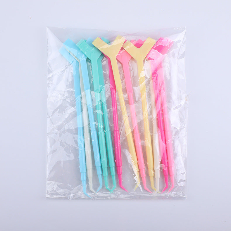 Three-in-one Y-shaped Comb For Grafting False Eyelashes