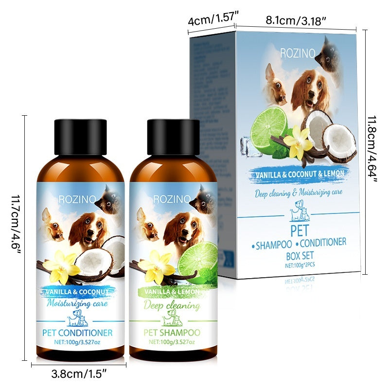 Rozino Pet Wash Nursing Suite Shampoo Conditioner