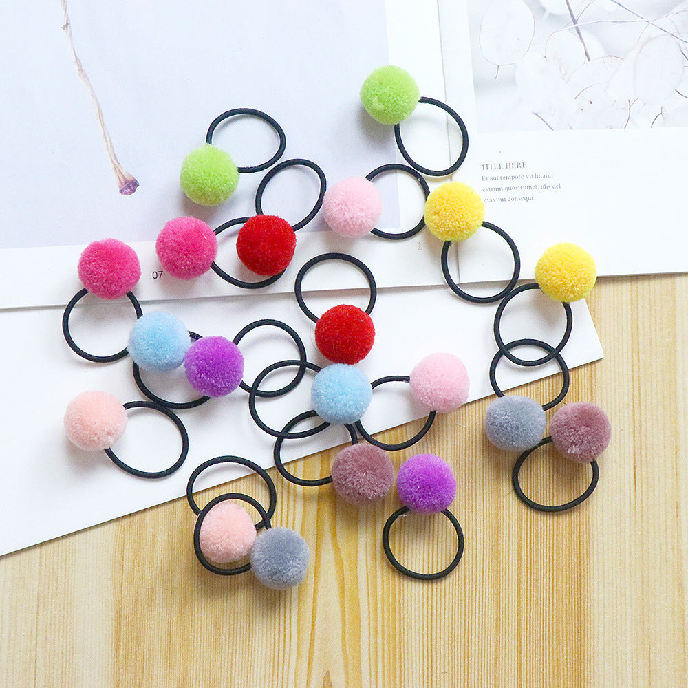 Children's Colored Hairball Headband